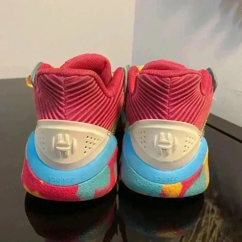 Adidas Harden Stepback J Shoes FY2983 Men Size 6 Cyan Solar Gold